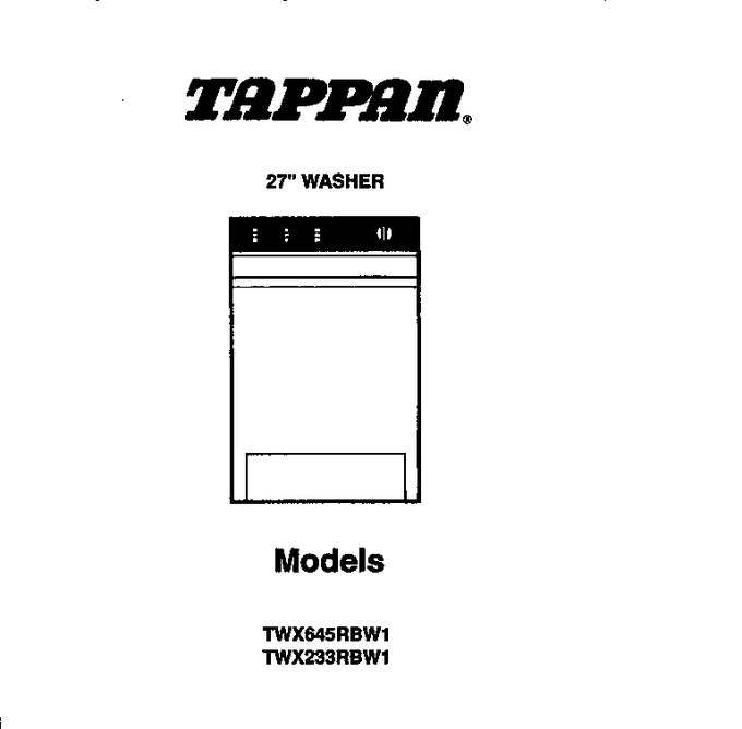 Diagram for TWX233RBW1
