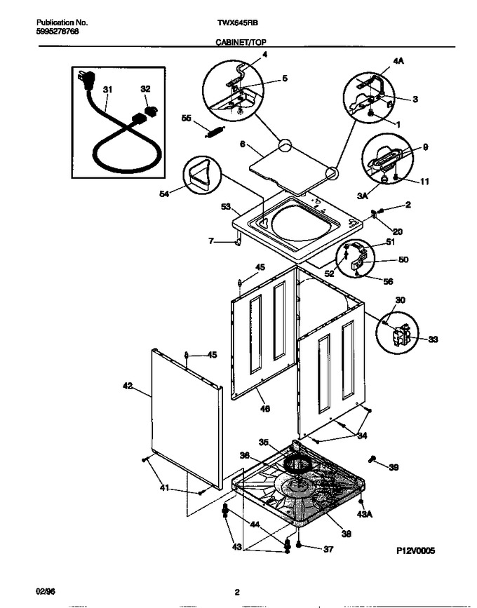 Diagram for TWX645RBD4