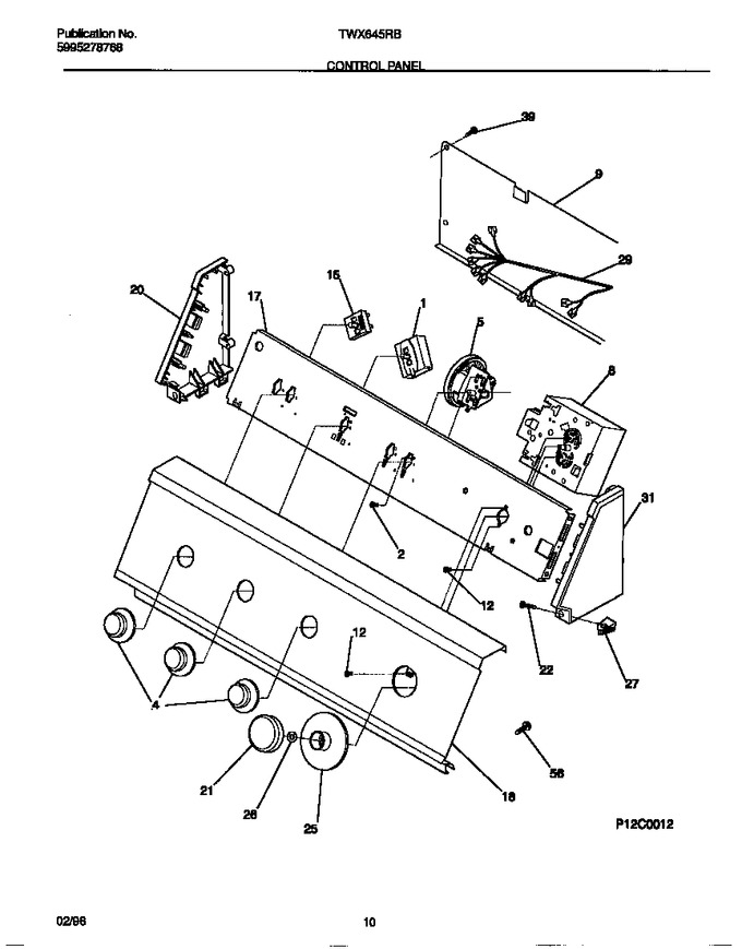 Diagram for TWX645RBD4