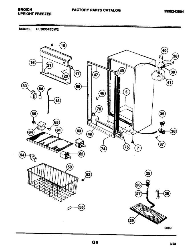 Diagram for UL2030ECW2