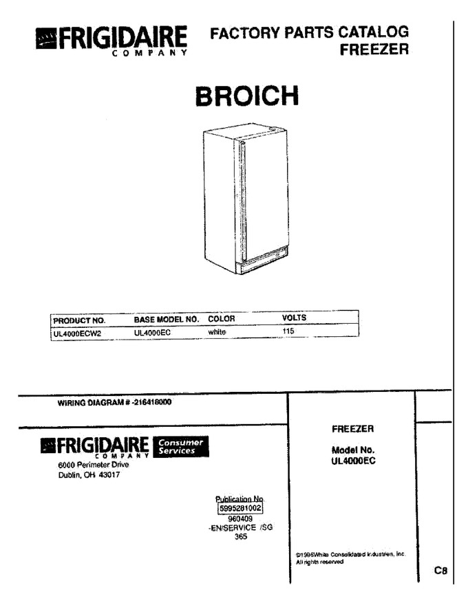 Diagram for UL4000ECW2