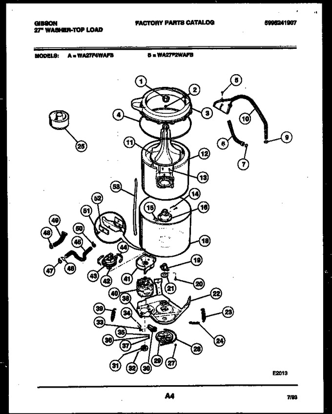 Diagram for WA27F2WAFB