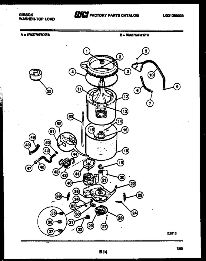 Diagram for WA27M4WXFA