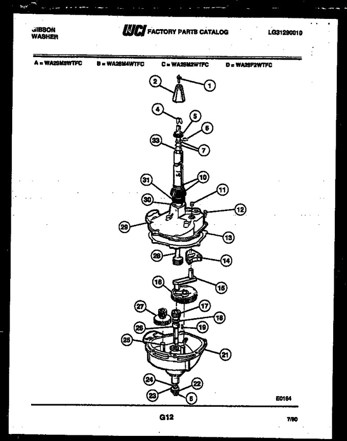 Diagram for WA28M4WTFC