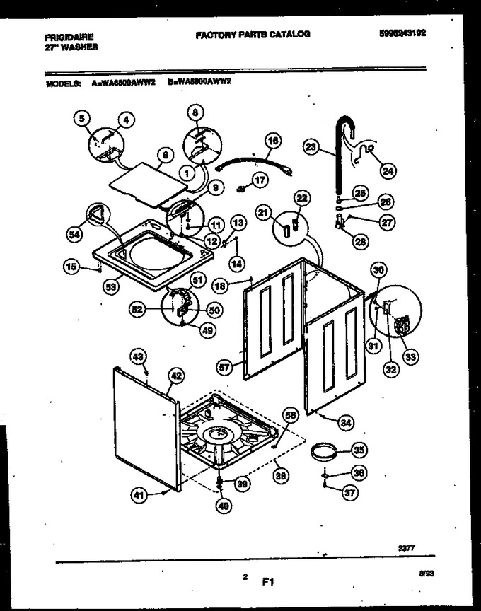 Diagram for WA5800AWW2