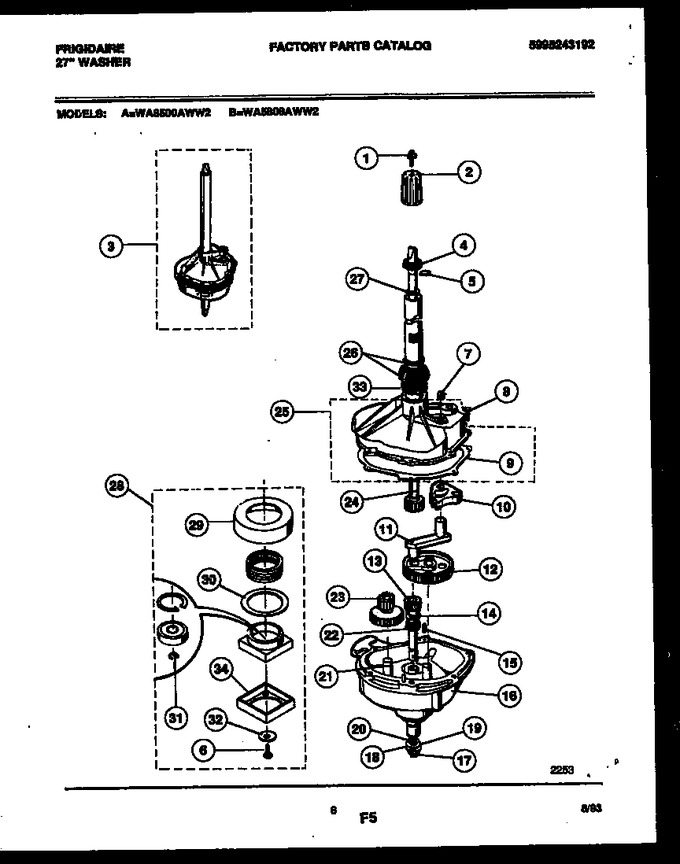 Diagram for WA5800AWW2
