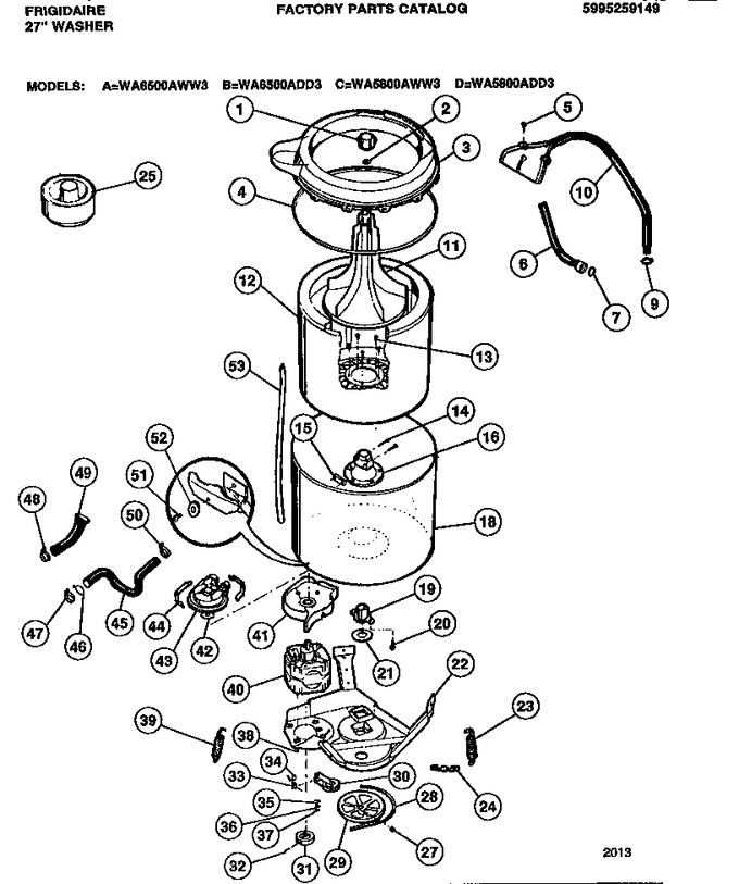 Diagram for WA6500AWW3