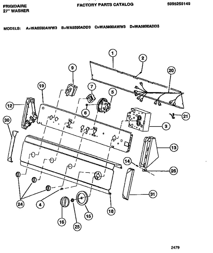 Diagram for WA6500AWW3
