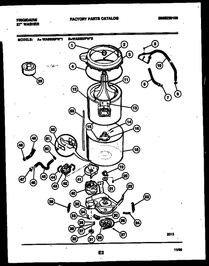 Diagram for WA8600PW2