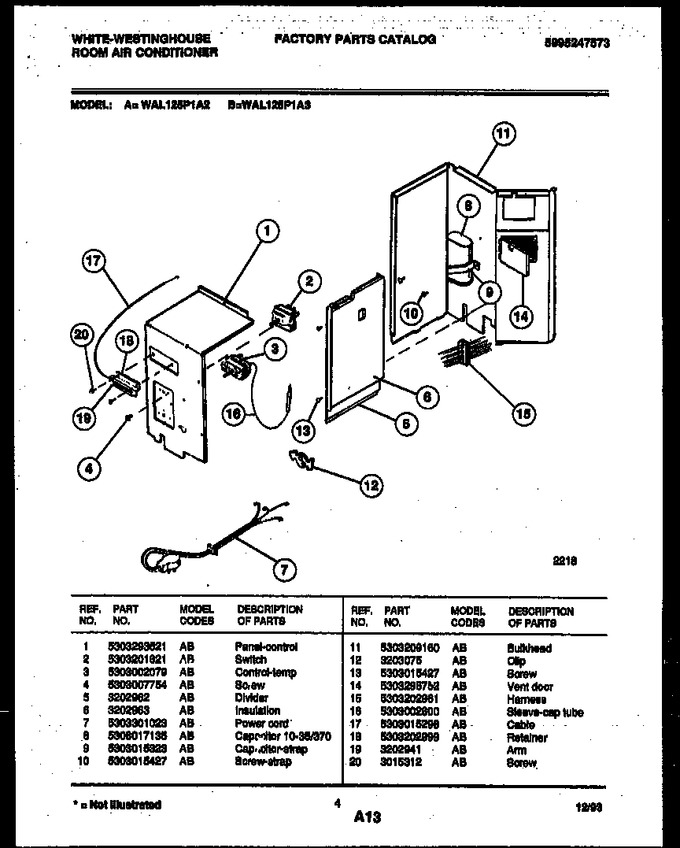 Diagram for WAL125P1A3