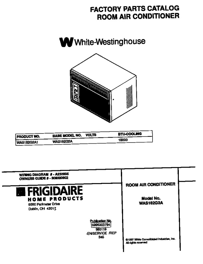 Diagram for WAS182G2A1