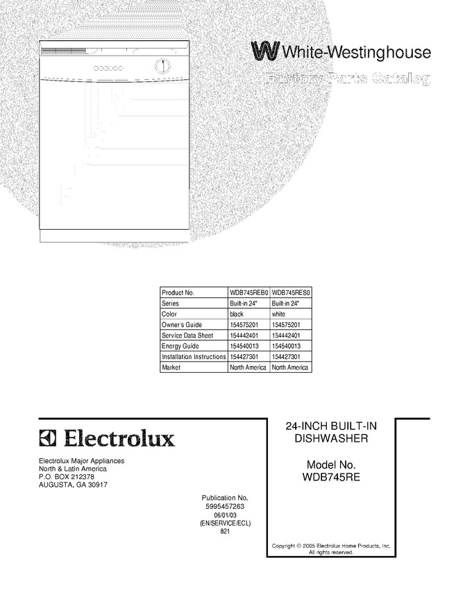 Diagram for WDB745REB0