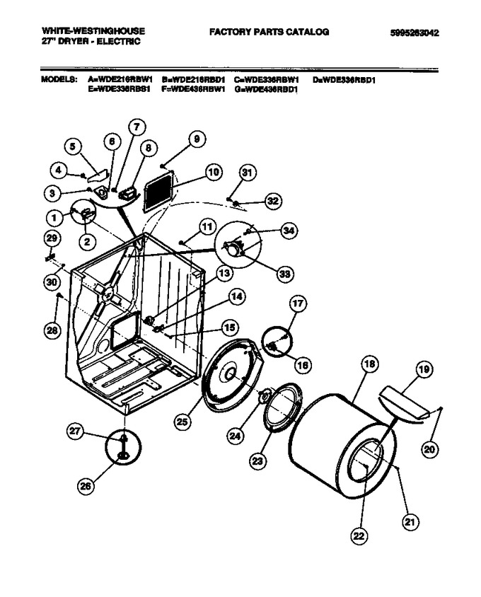 Diagram for WDE336RBS1
