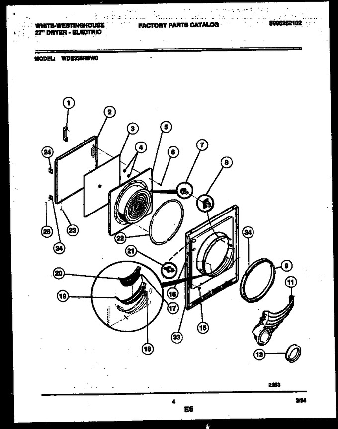 Diagram for WDE336RBW0