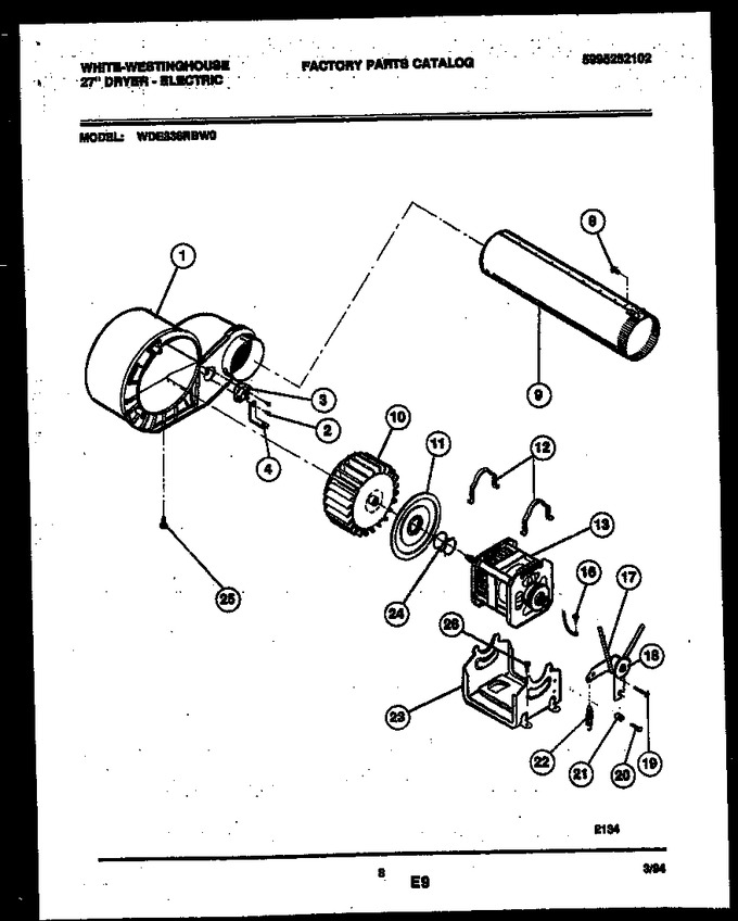 Diagram for WDE336RBD0