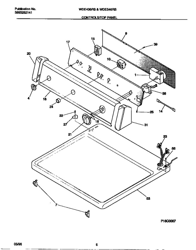 Diagram for WDE546RBD2