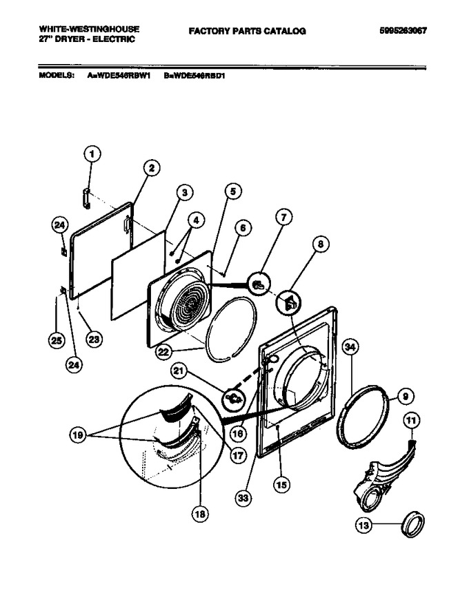 Diagram for WDE546RBW1