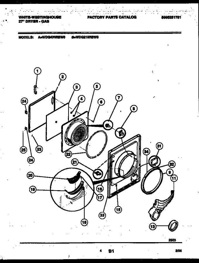 Diagram for WDG436RBD0