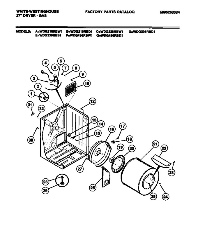 Diagram for WDG336RBD1