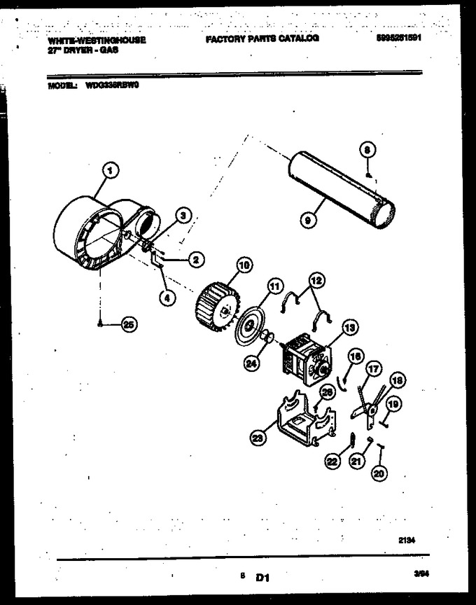 Diagram for WDG336RBD0