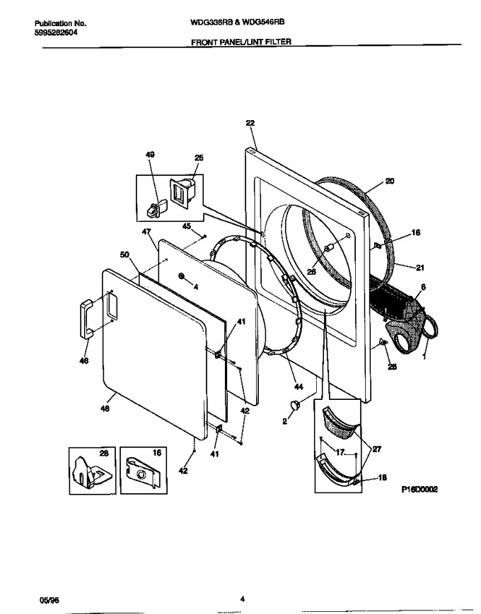 Diagram for WDG546RBW2