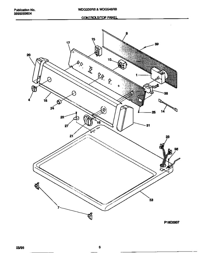 Diagram for WDG546RBW2