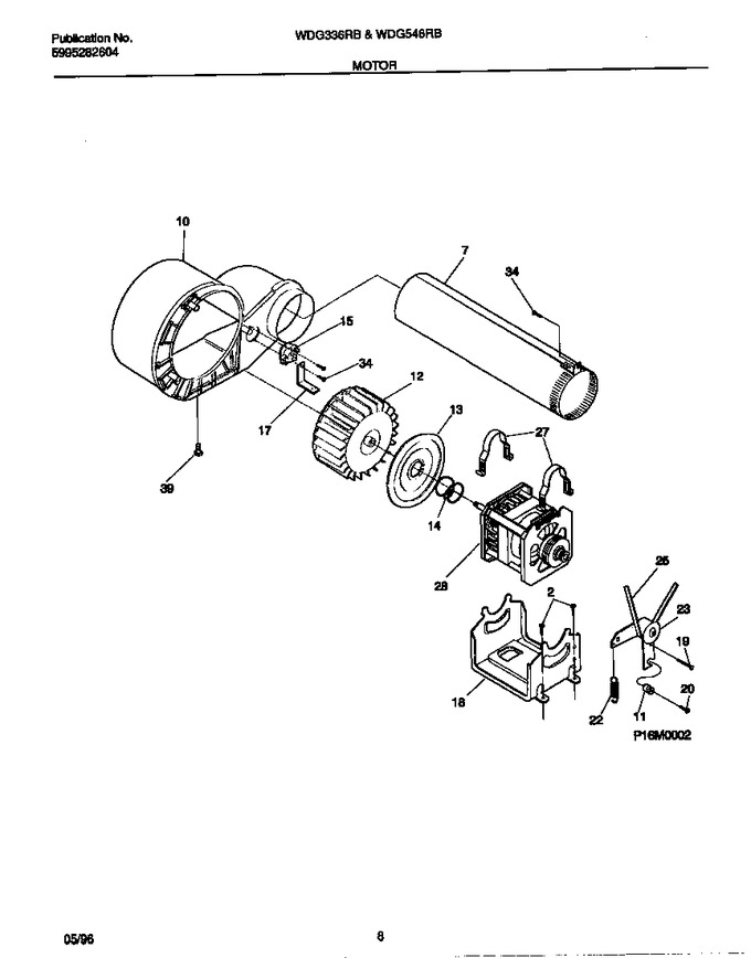 Diagram for WDG546RBW2