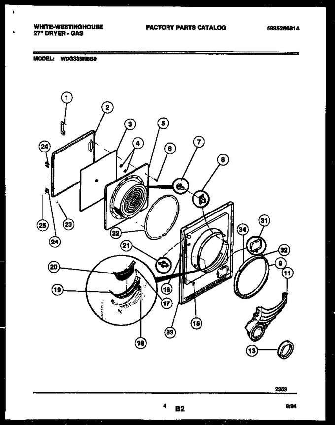 Diagram for WDG336RBSW0