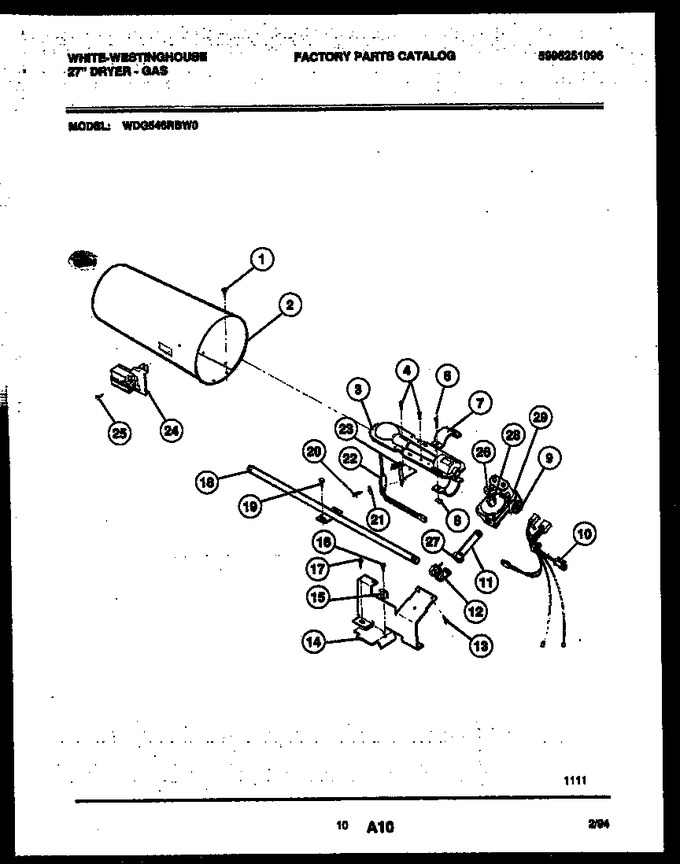 Diagram for WDG546RBD0