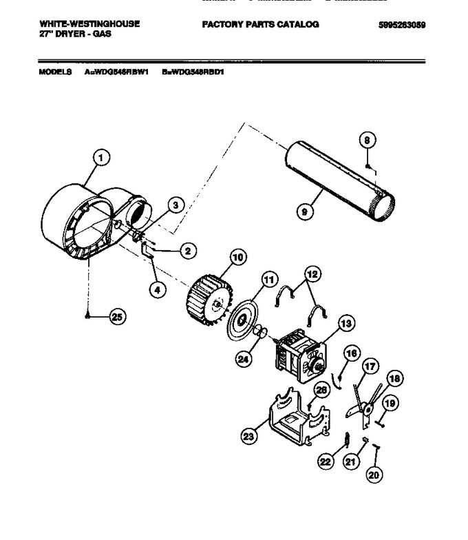Diagram for WDG546RBW1