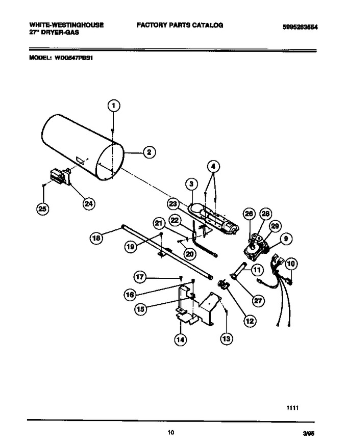 Diagram for WDG547PBS1