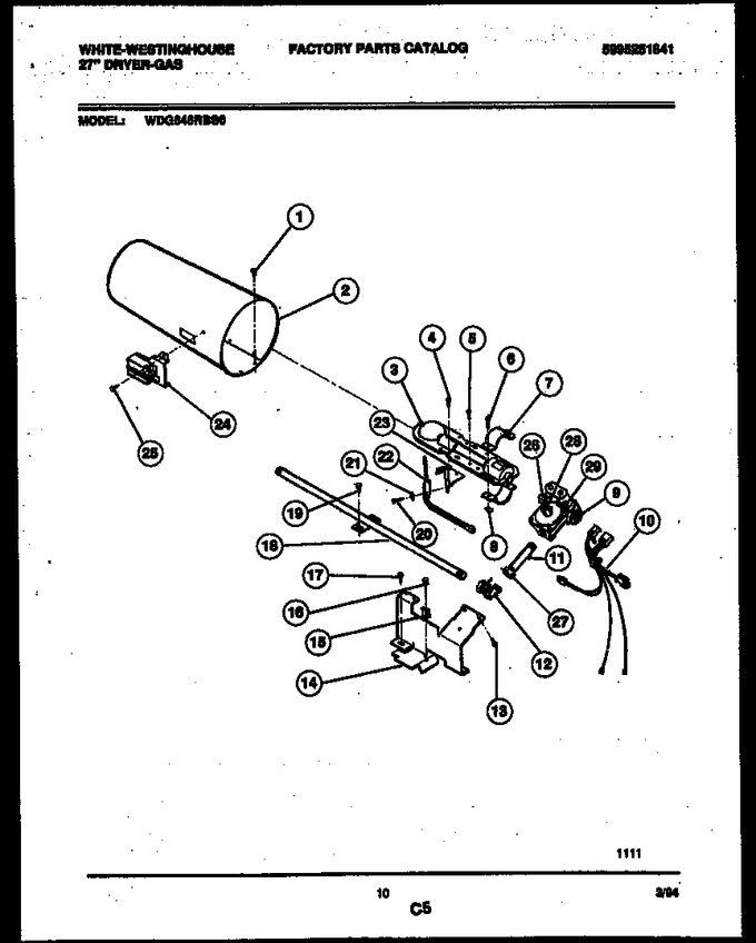 Diagram for WDG646RBSW0