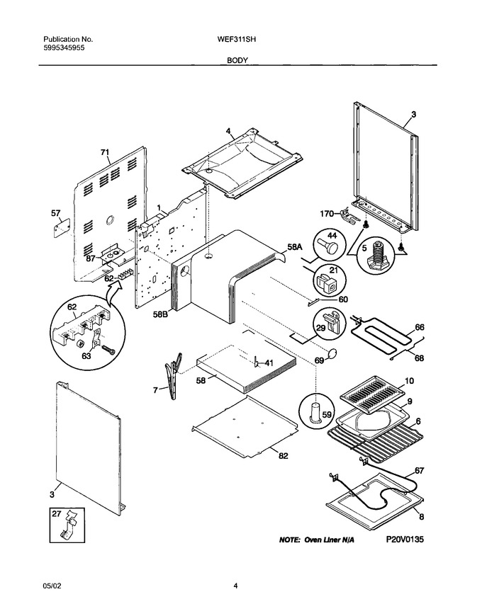Diagram for WEF311SHDA