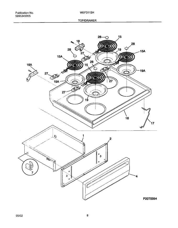 Diagram for WEF311SHDA