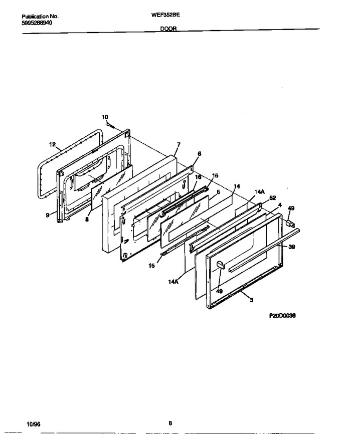 Diagram for WEF352BEDB