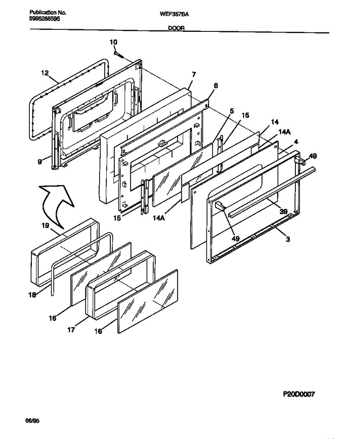 Diagram for WEF357BAWB