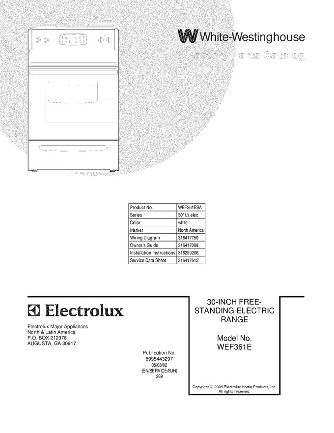 Diagram for WEF361ESA