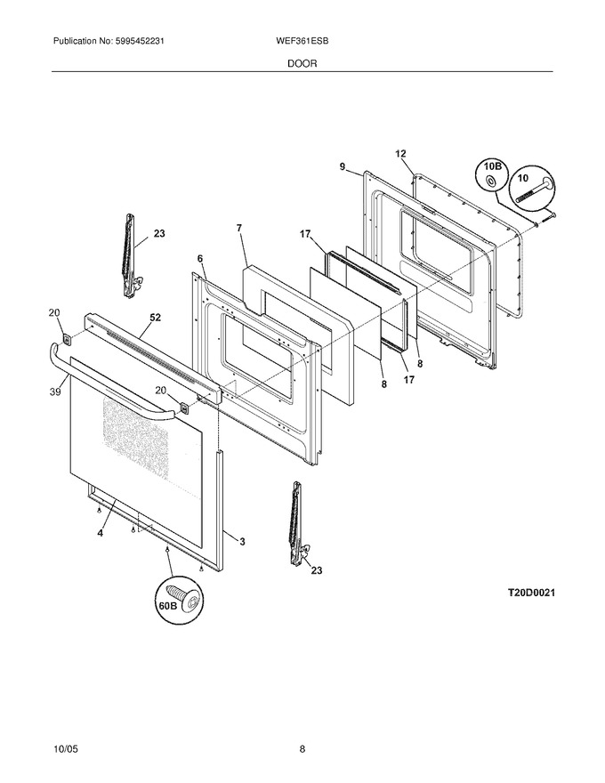 Diagram for WEF361ESB