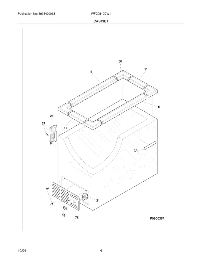 Diagram for WFC0510DW1