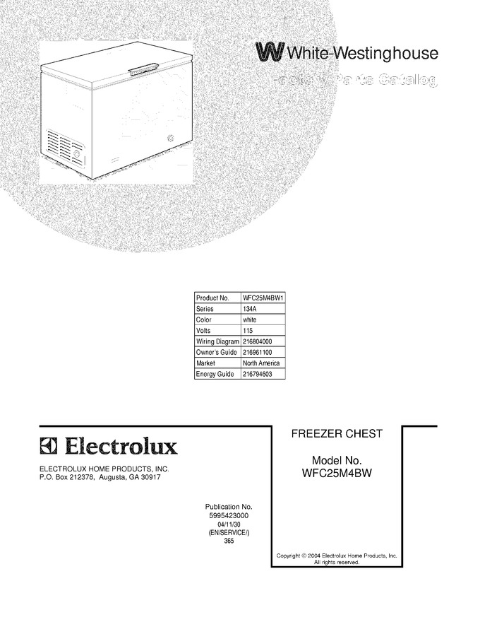 Diagram for WFC25M4BW1