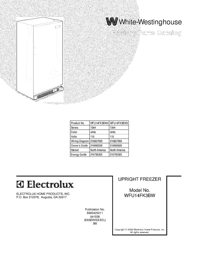 Diagram for WFU14FK3BW4
