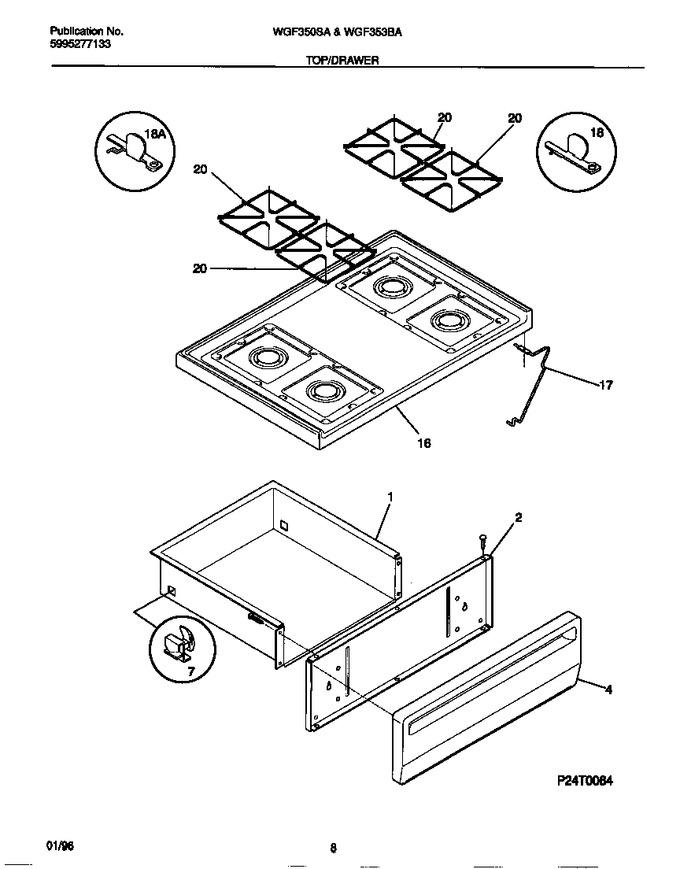 Diagram for WGF350SAWE