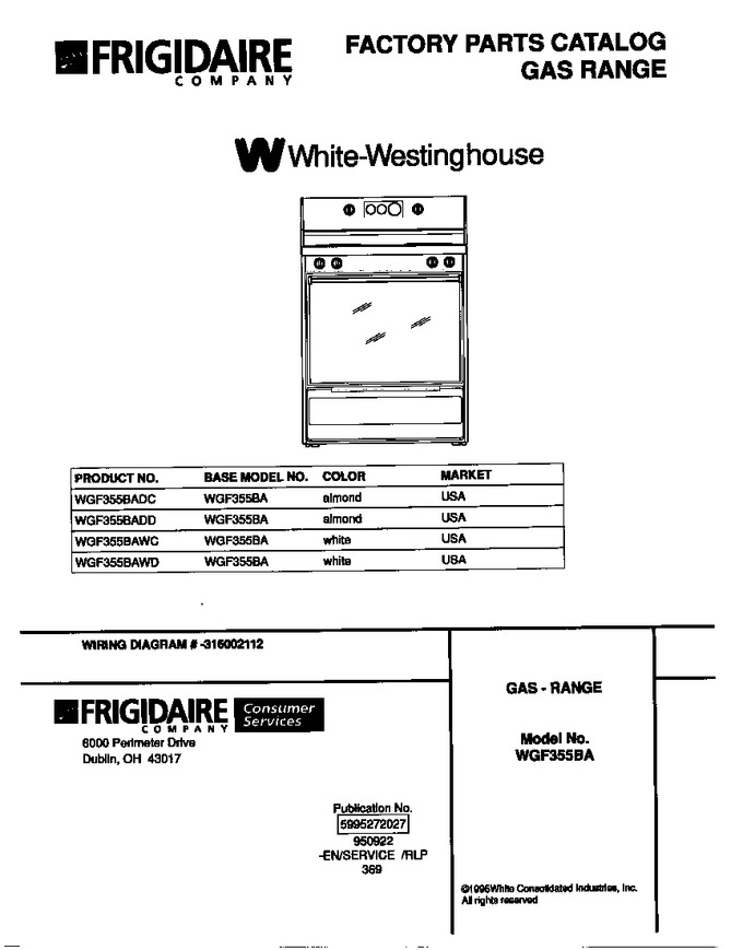 Diagram for WGF355BADC