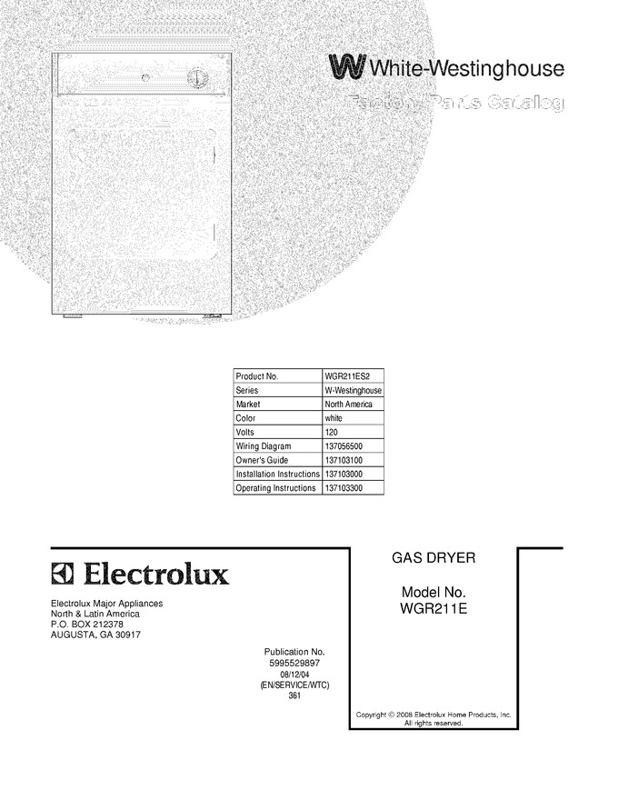 Diagram for WGR211ES2