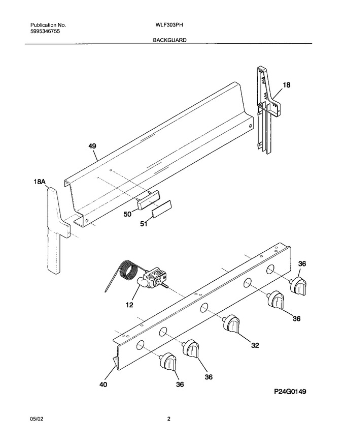 Diagram for WLF303PHWC