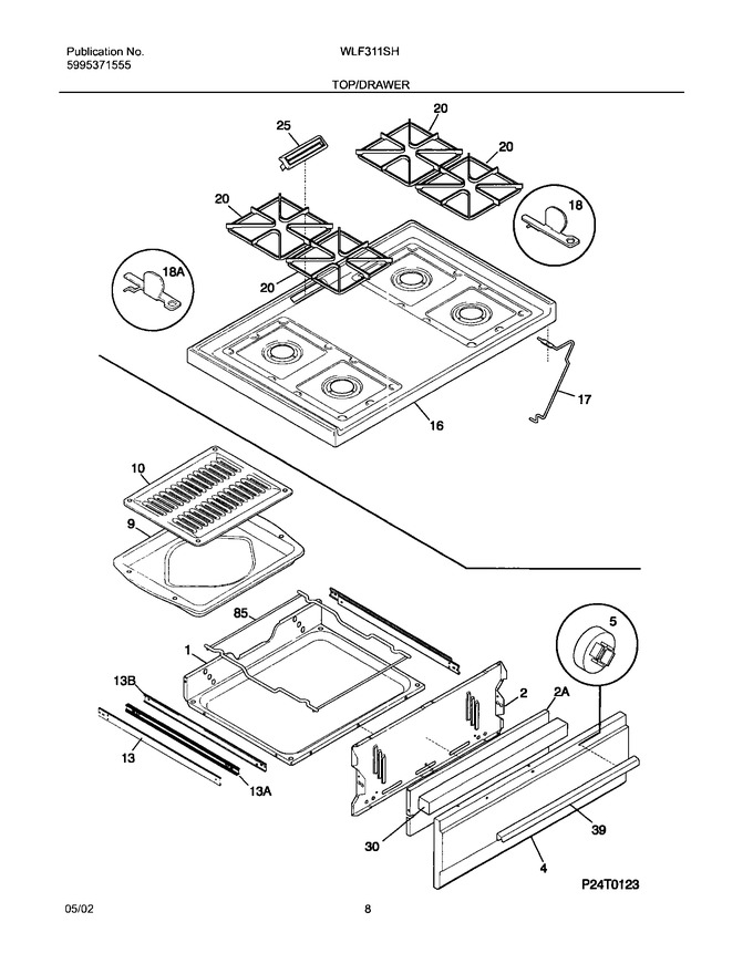 Diagram for WLF311SHDB