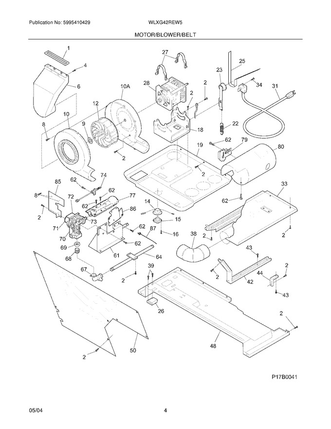 Diagram for WLXG42REW5