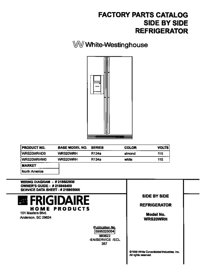 Diagram for WRS20WRHD0