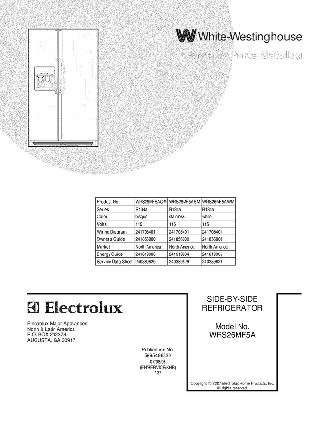 Diagram for WRS26MF5AWM