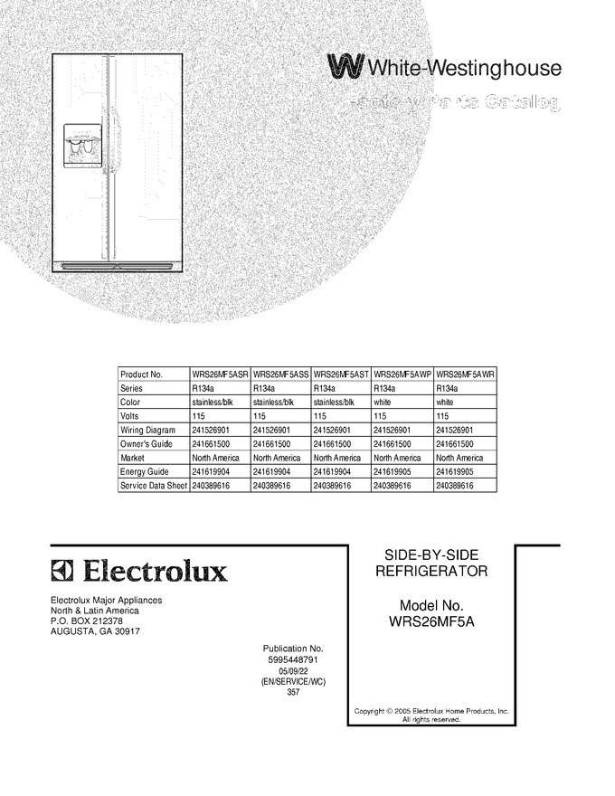 Diagram for WRS26MF5ASR